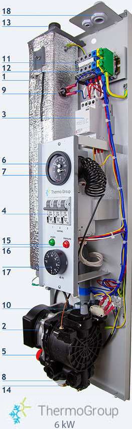 <small> Elektrische CV-ketel </small> 6 kW